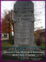 St Chly d'Apcher monument de la rsistance